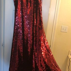 Sequin Maxi Skirt